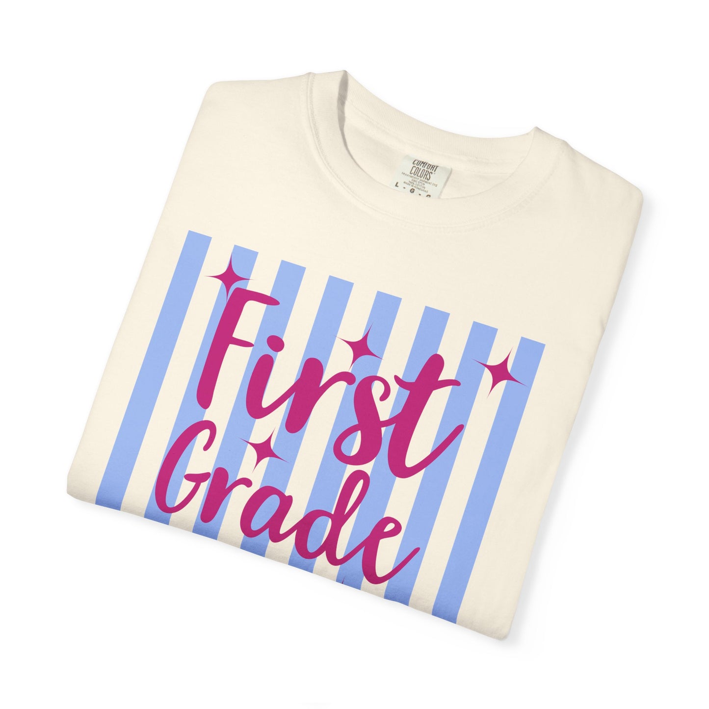 Personalized First Grade Teacher Shirt | Custom Matching First Grade Teacher Comfort Colors T-Shirt