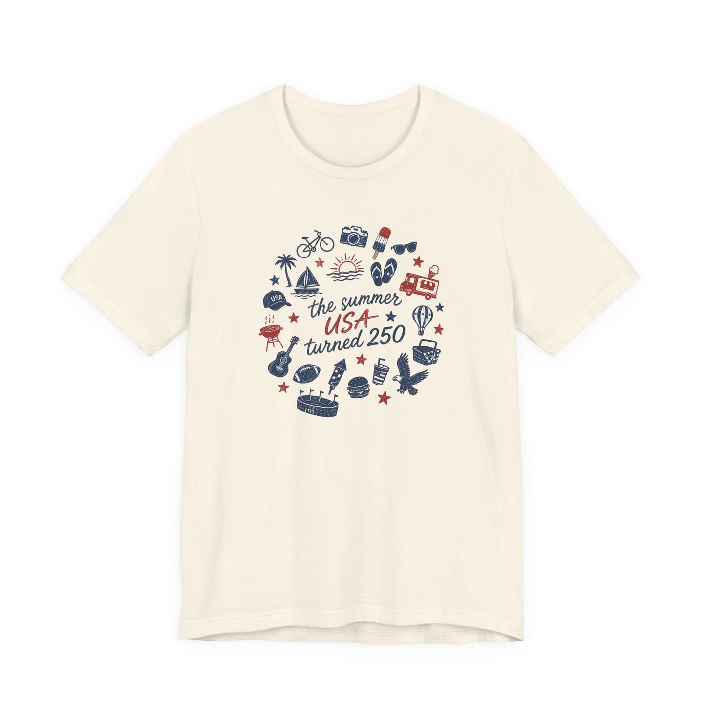 America 250 Celebration Shirt | The Summer USA Turned 250 Patriotic Tee
