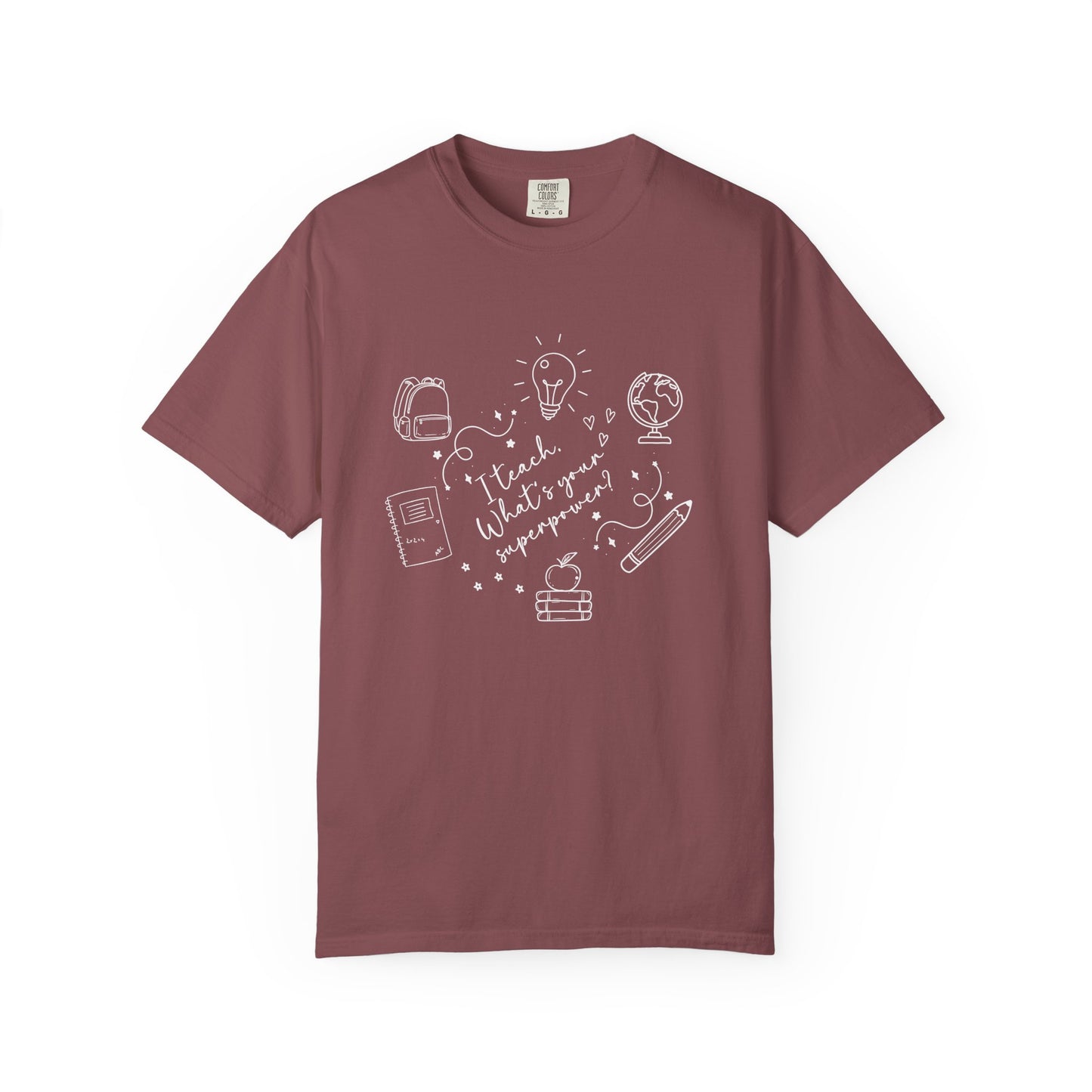 Superpower Teacher Shirt | Comfort Colors Teacher T-Shirt