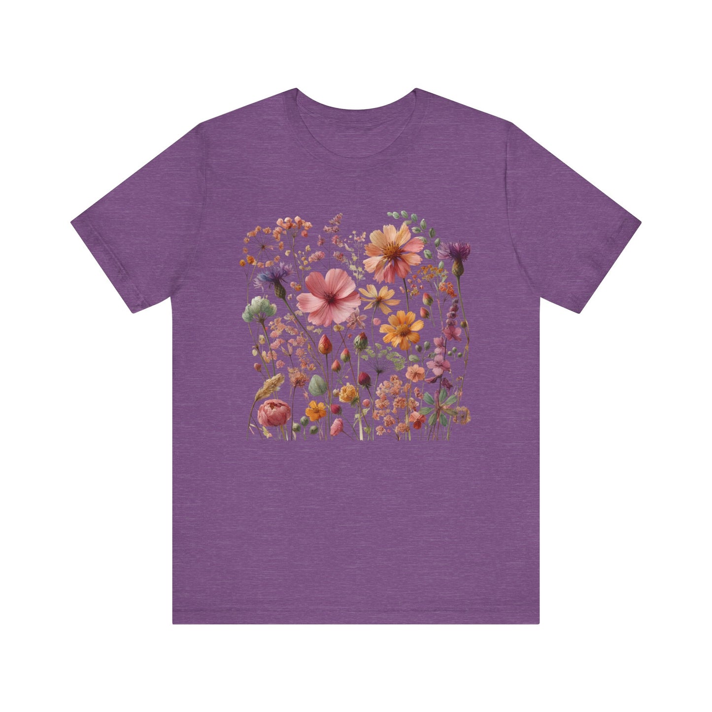 Open Meadow Wildflower Short Sleeve T-Shirt  – Meadow Mix