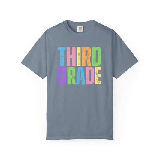 Third Grade Comfort Colors® T-Shirt | Grade Level Teacher Shirt