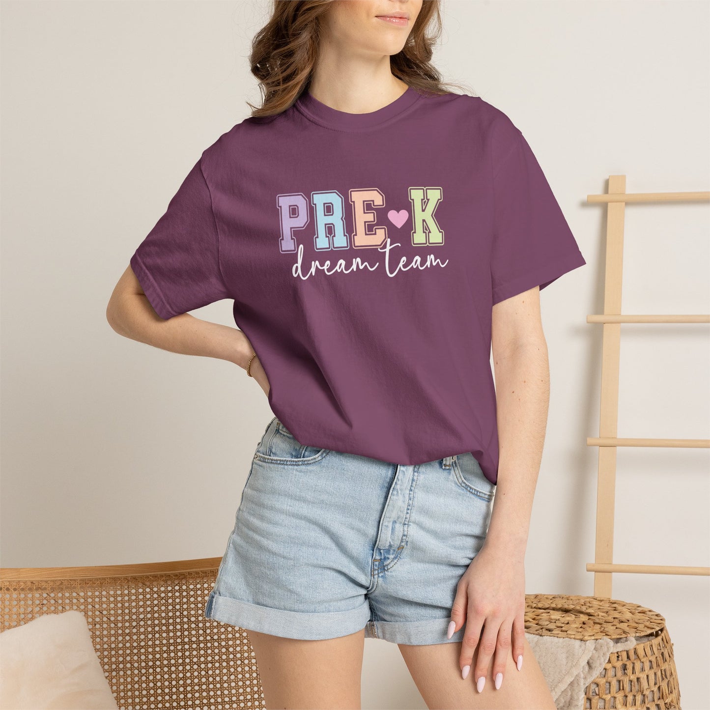 Pre-K Dream Team Comfort Colors® Teacher Shirt | Grade Level Teacher T-Shirt