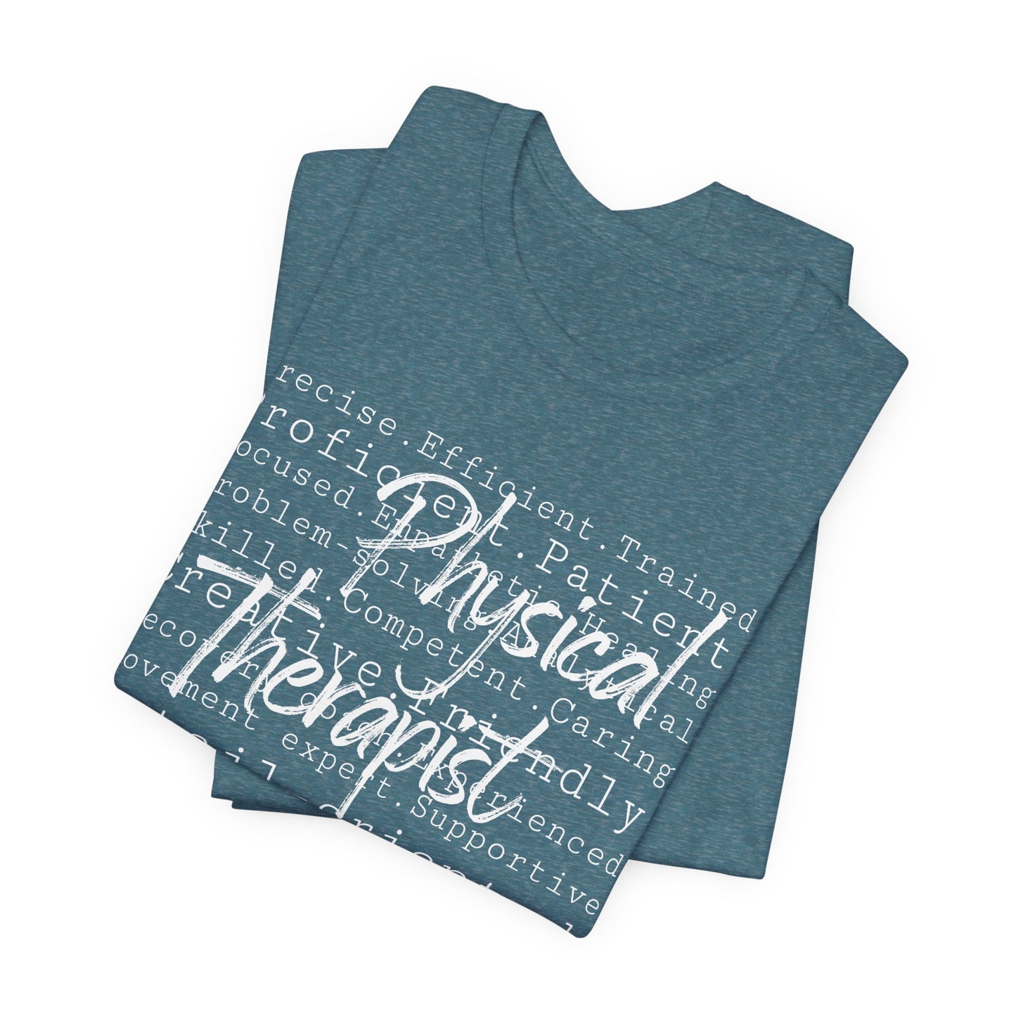 Physical Therapist Word Art Short Sleeve Unisex T-Shirt