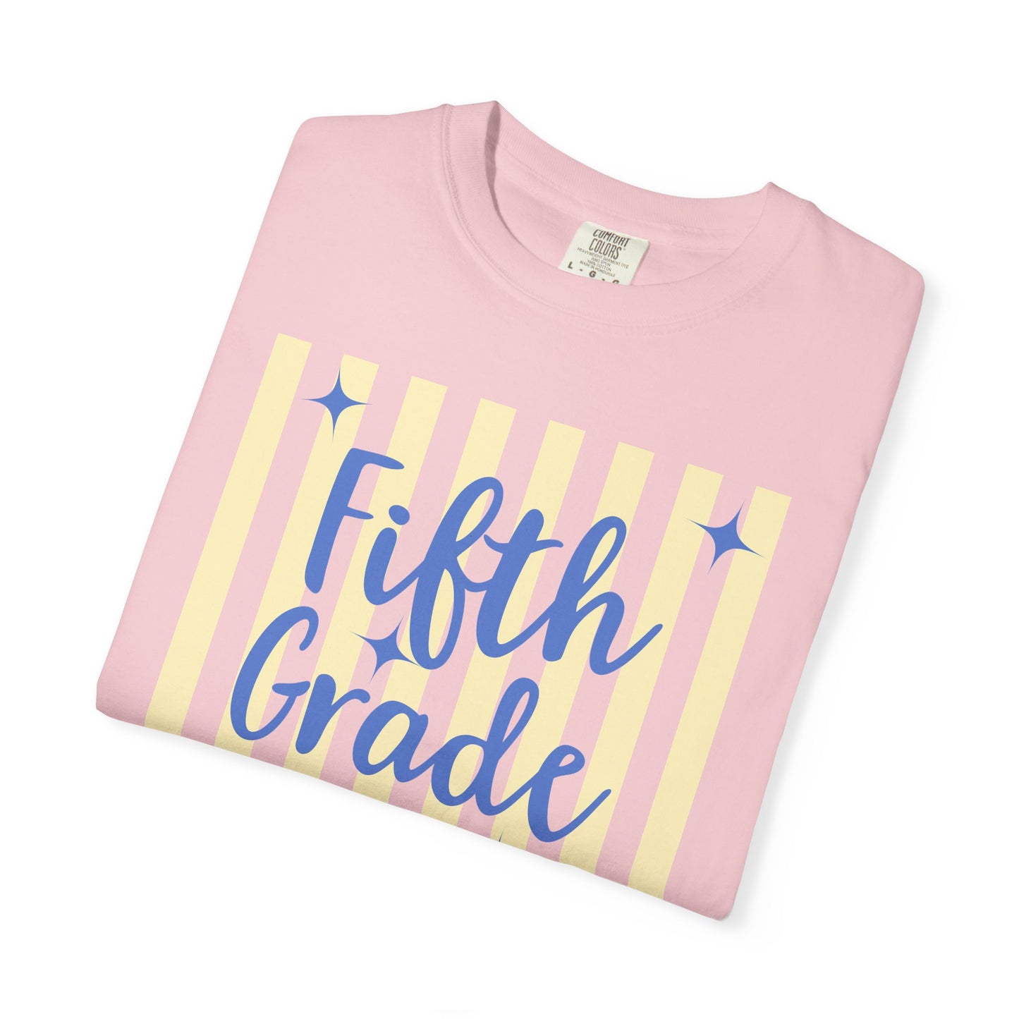 Personalized Fifth Grade Teacher Shirt | Custom Matching Fifth Grade Teacher Comfort Colors T-Shirt