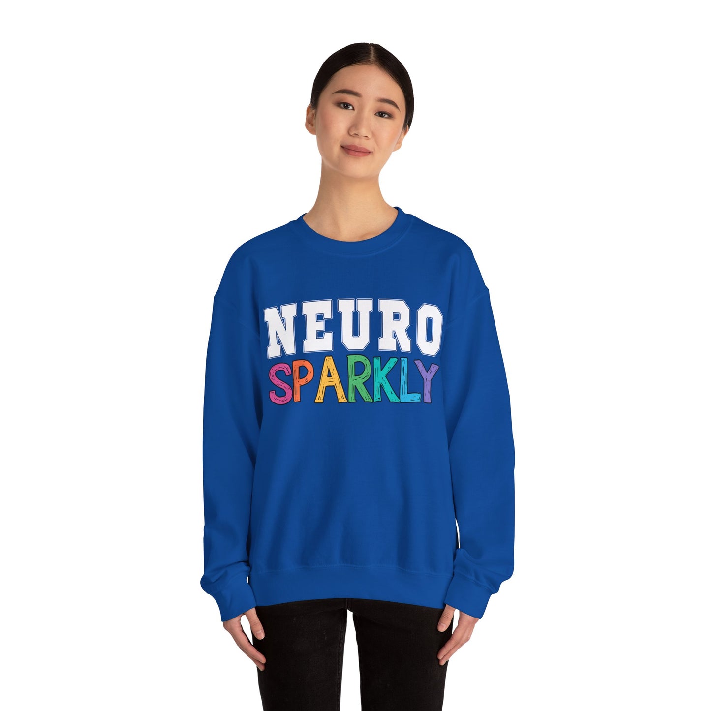 Neuro Sparkly Sweatshirt | Autism Awareness & Neurodiversity Inclusion Crewneck