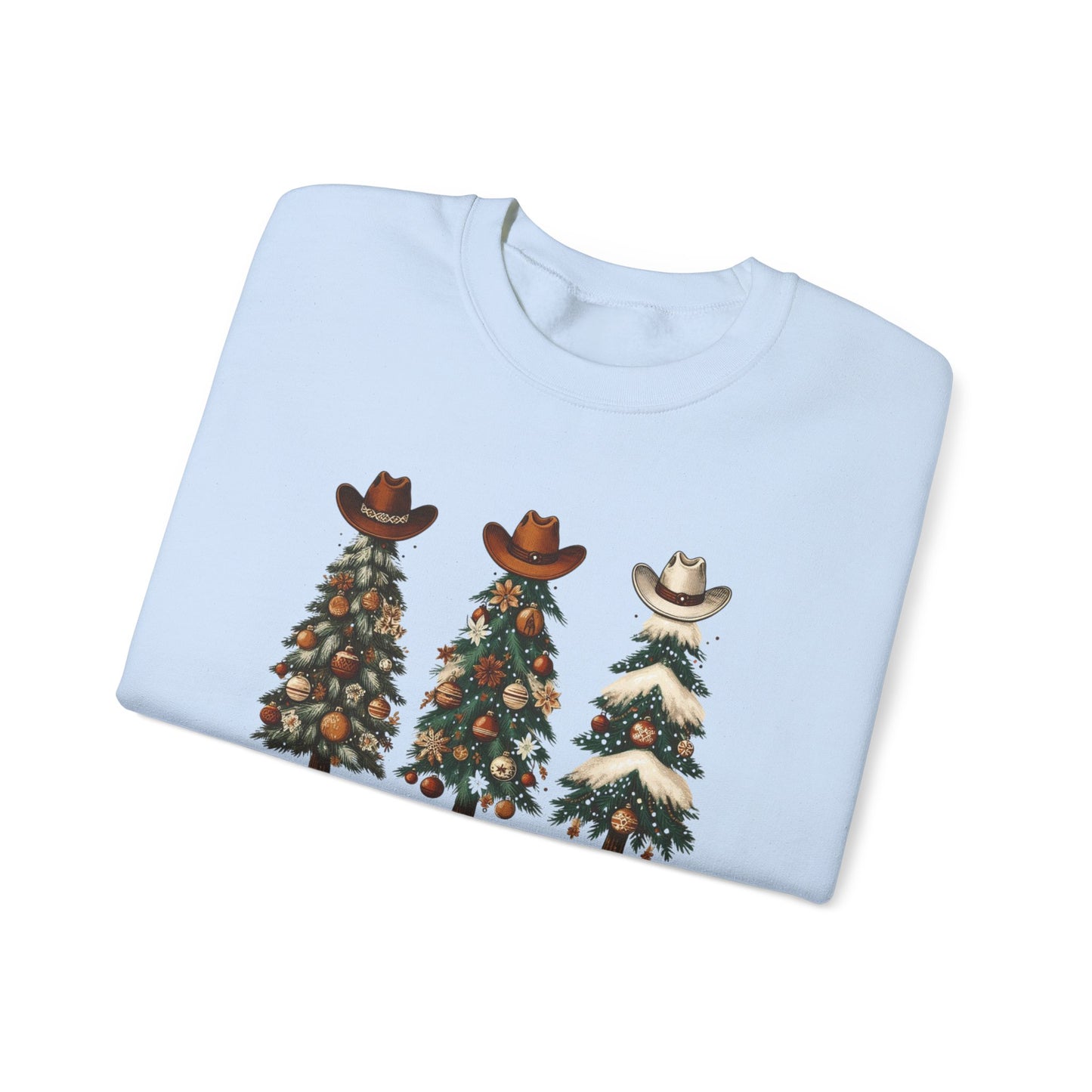 Howdy Holidays Western Christmas Sweatshirt – Unisex Crewneck