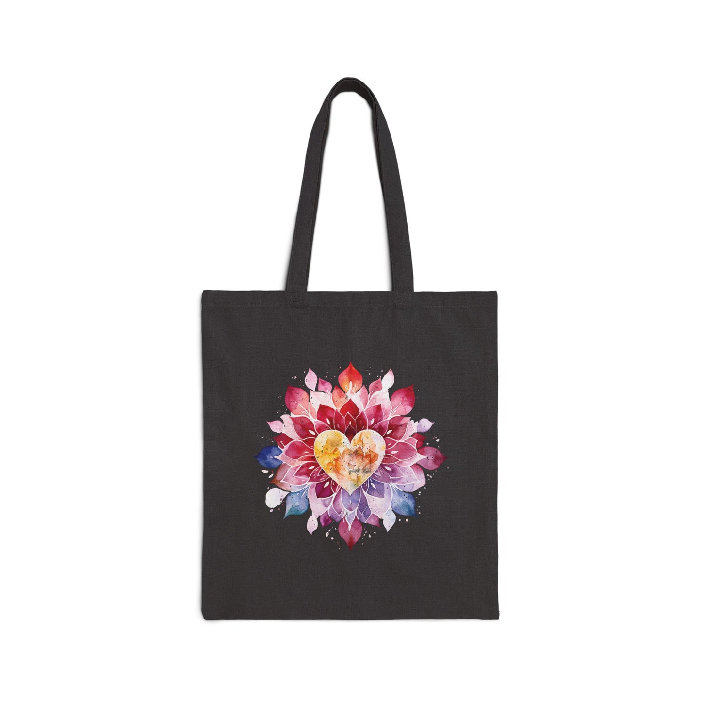 Heart of Harmony Cotton Canvas Tote Bag