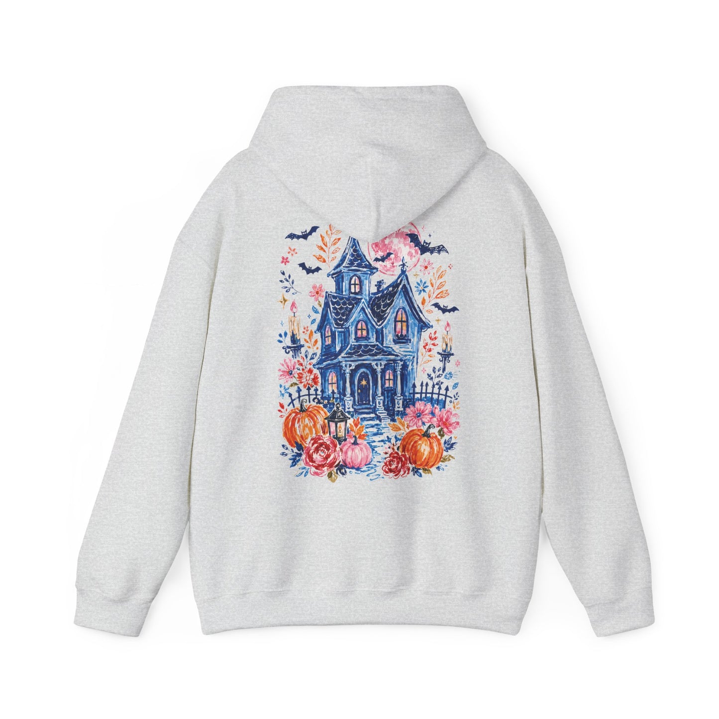 Whimsical Haunted House Hoodie | Cozy Halloween Hoodie