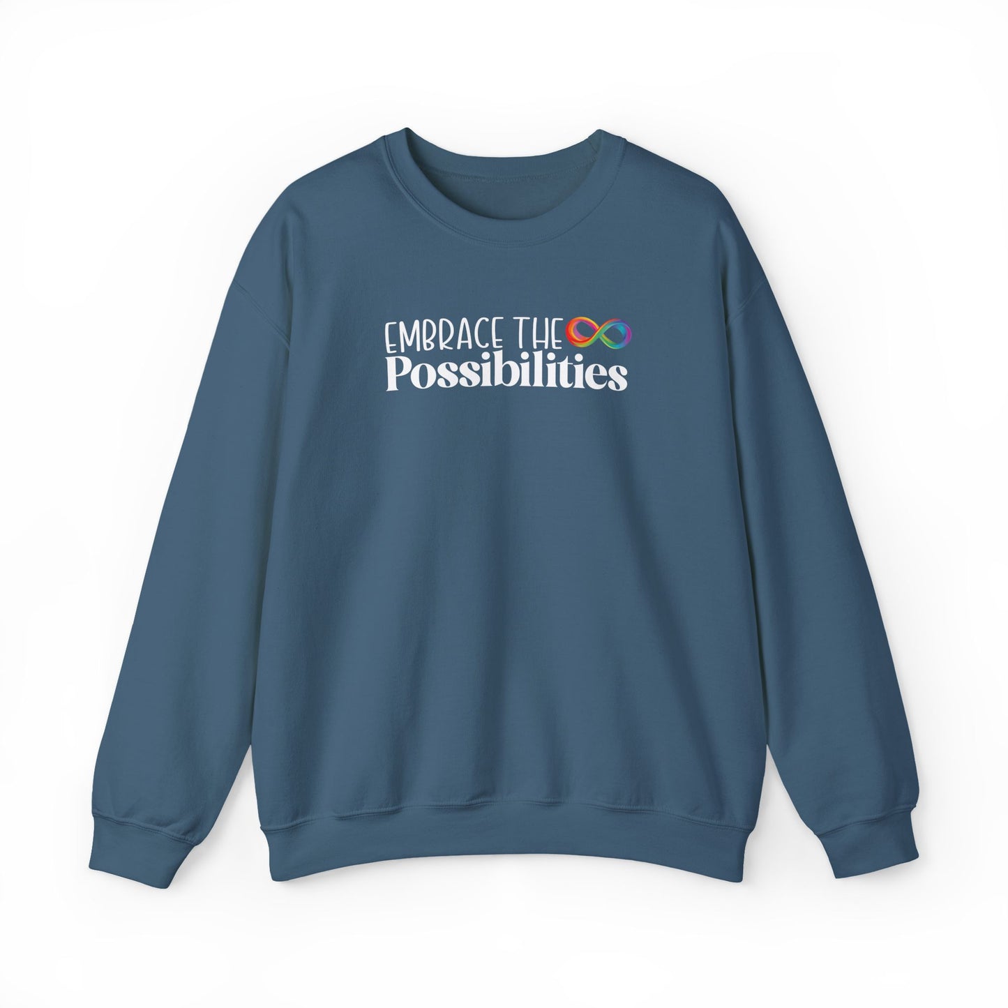 Support Neurodiversity Crewneck | Embrace the Possibilities Sweatshirt