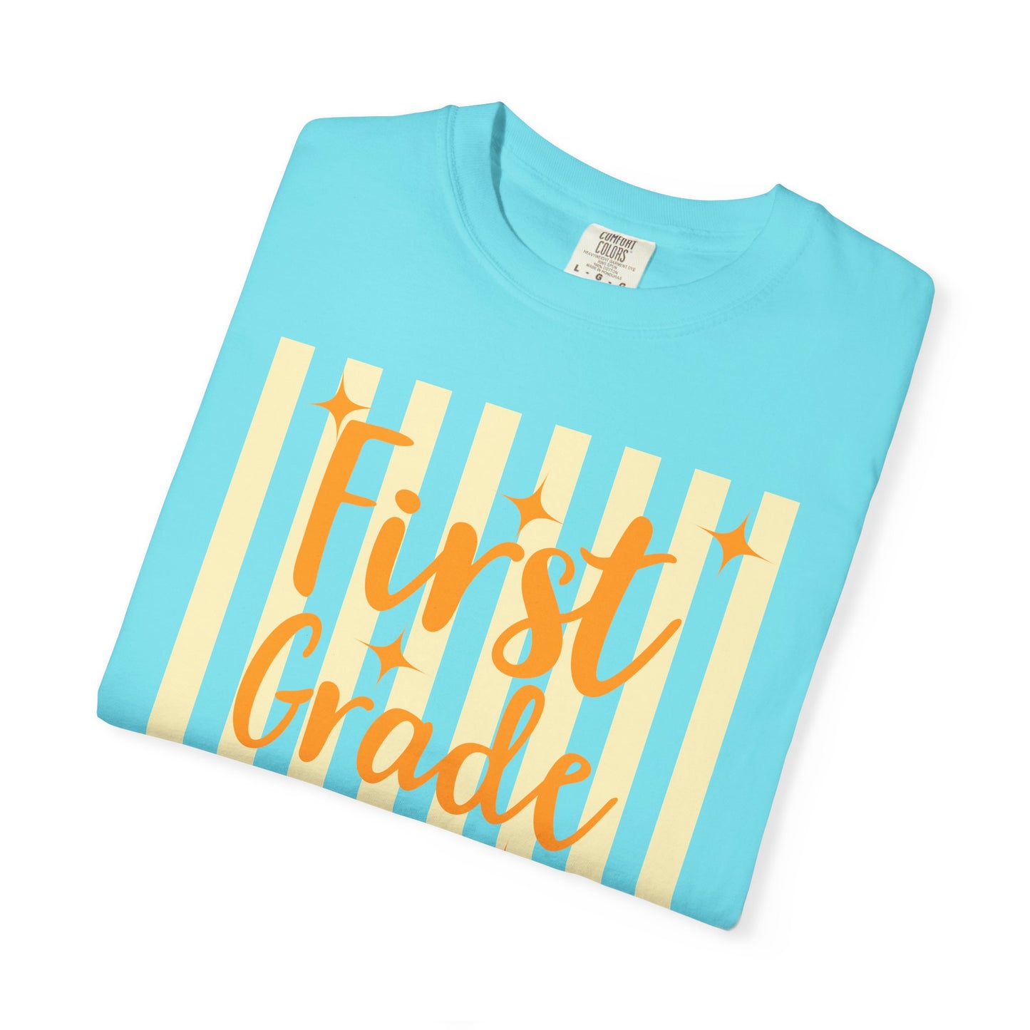 Personalized First Grade Teacher Shirt | Custom Matching First Grade Teacher Comfort Colors T-Shirt