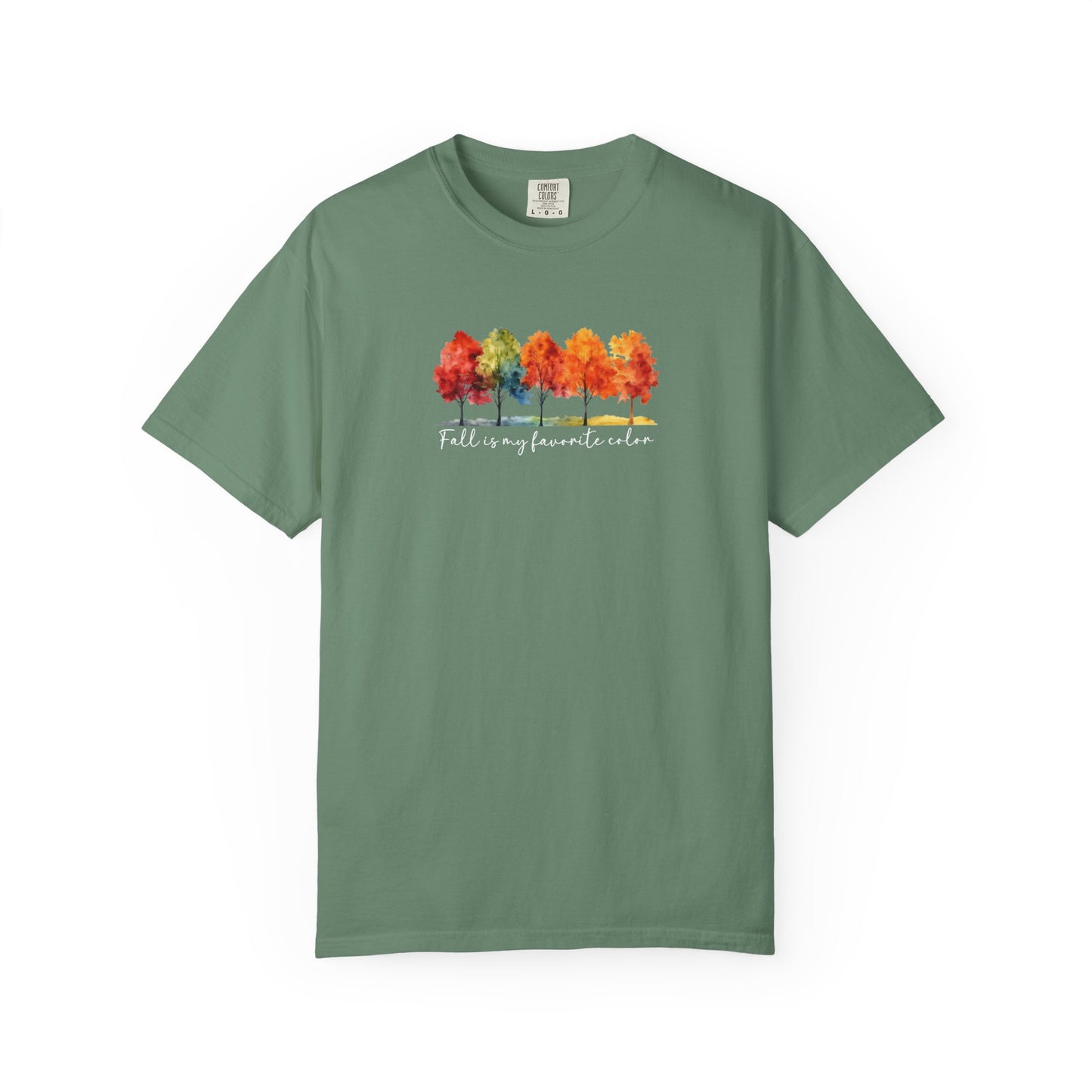 Fall Is My Favorite Color T-Shirt | Watercolor Trees Graphic Shirt