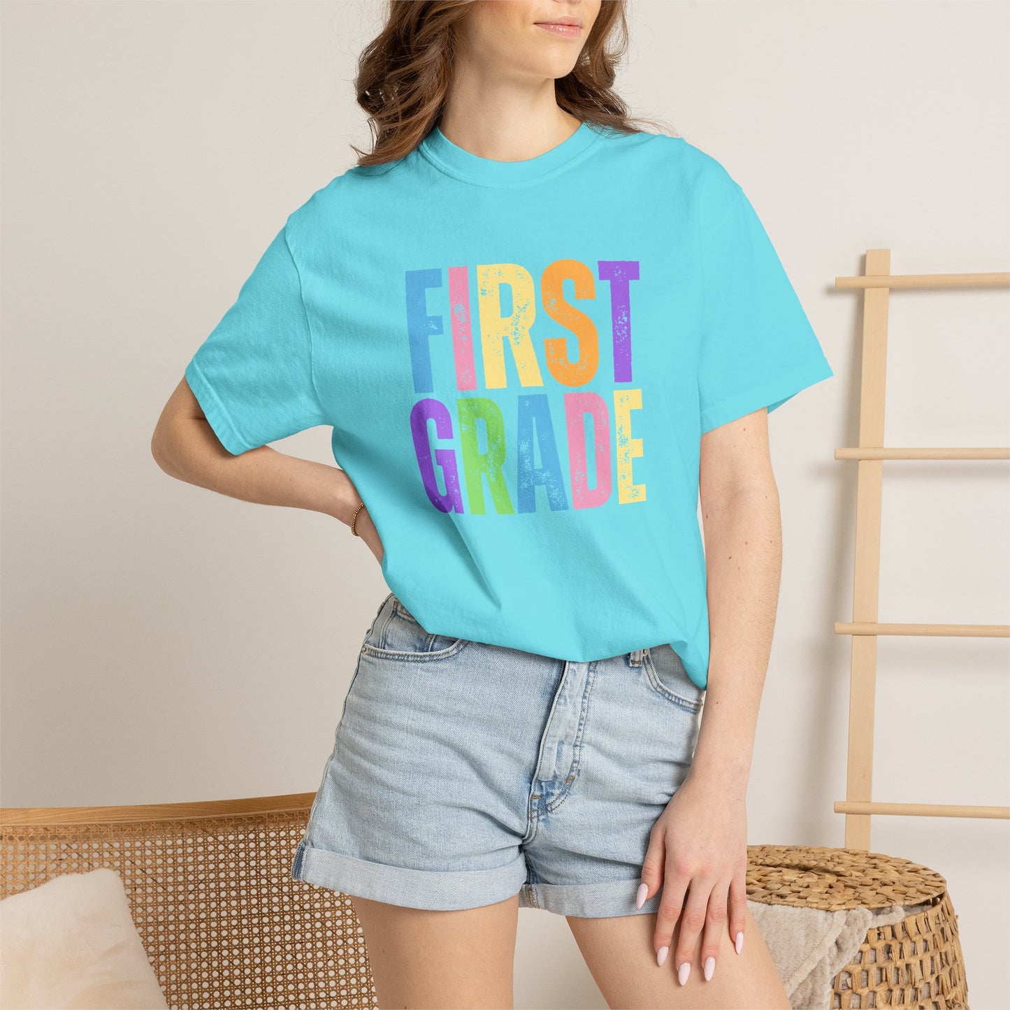 First Grade Comfort Colors® T-Shirt | Grade Level Teacher Shirt
