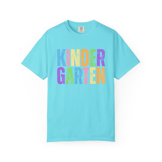 Kindergarten Comfort Colors® T-Shirt | Grade Level Teacher Shirt