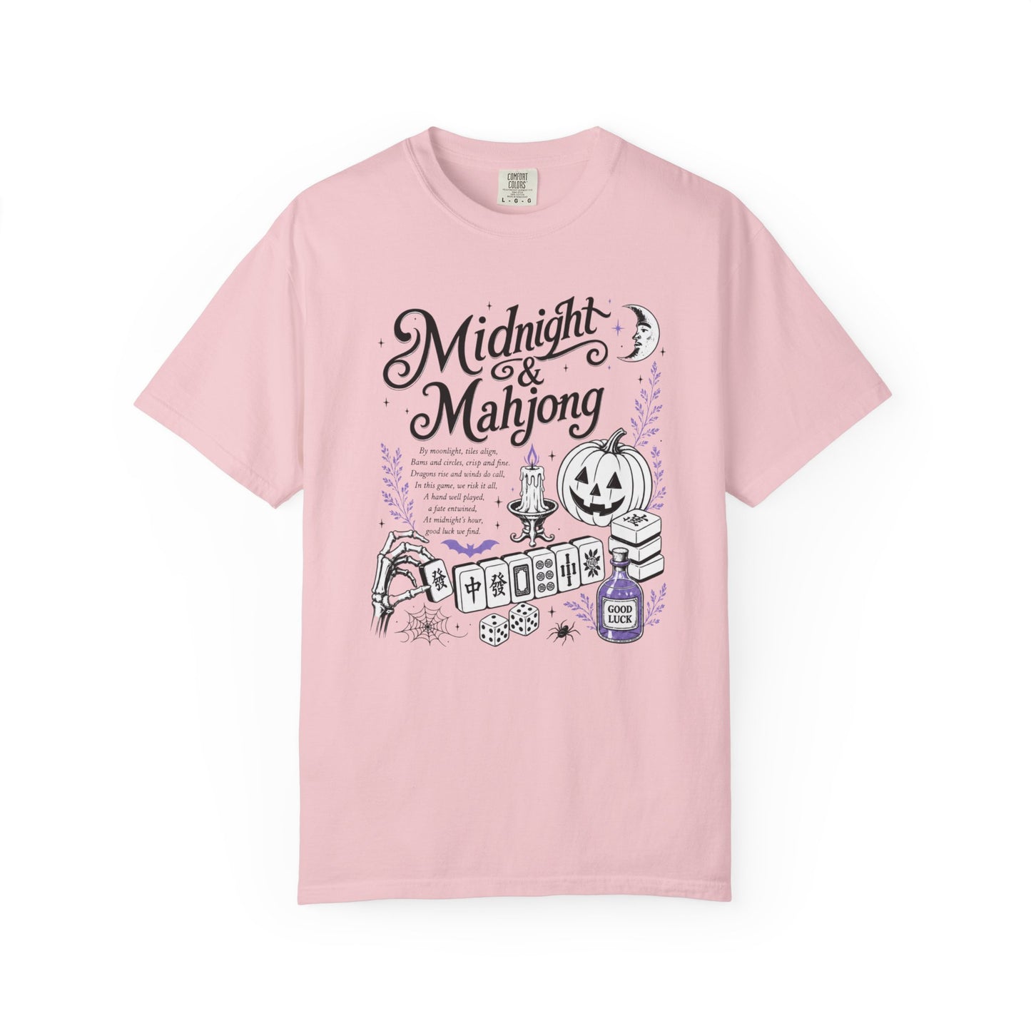 Midnight & Mahjong T-Shirt | Halloween Mahjong Shirt