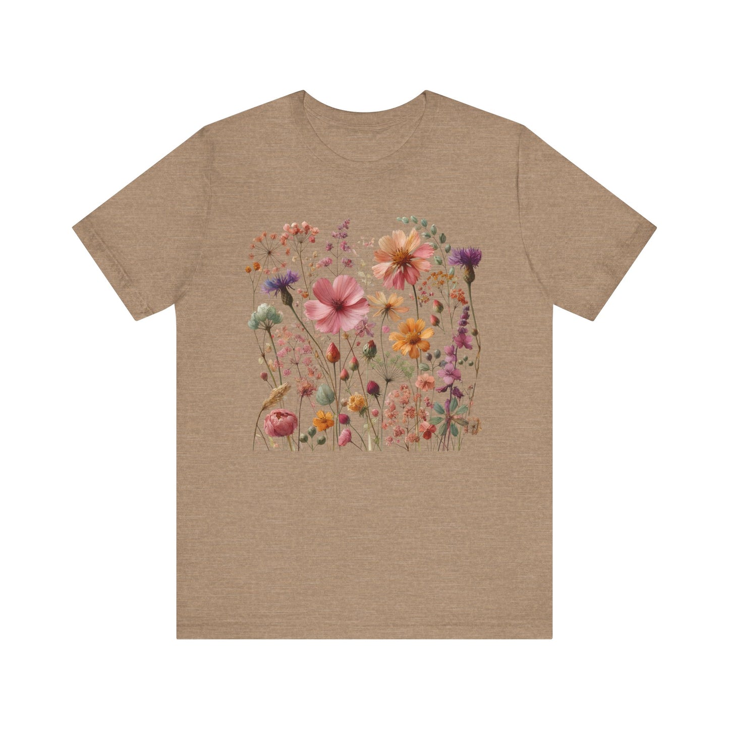 Open Meadow Wildflower Short Sleeve T-Shirt  – Meadow Mix