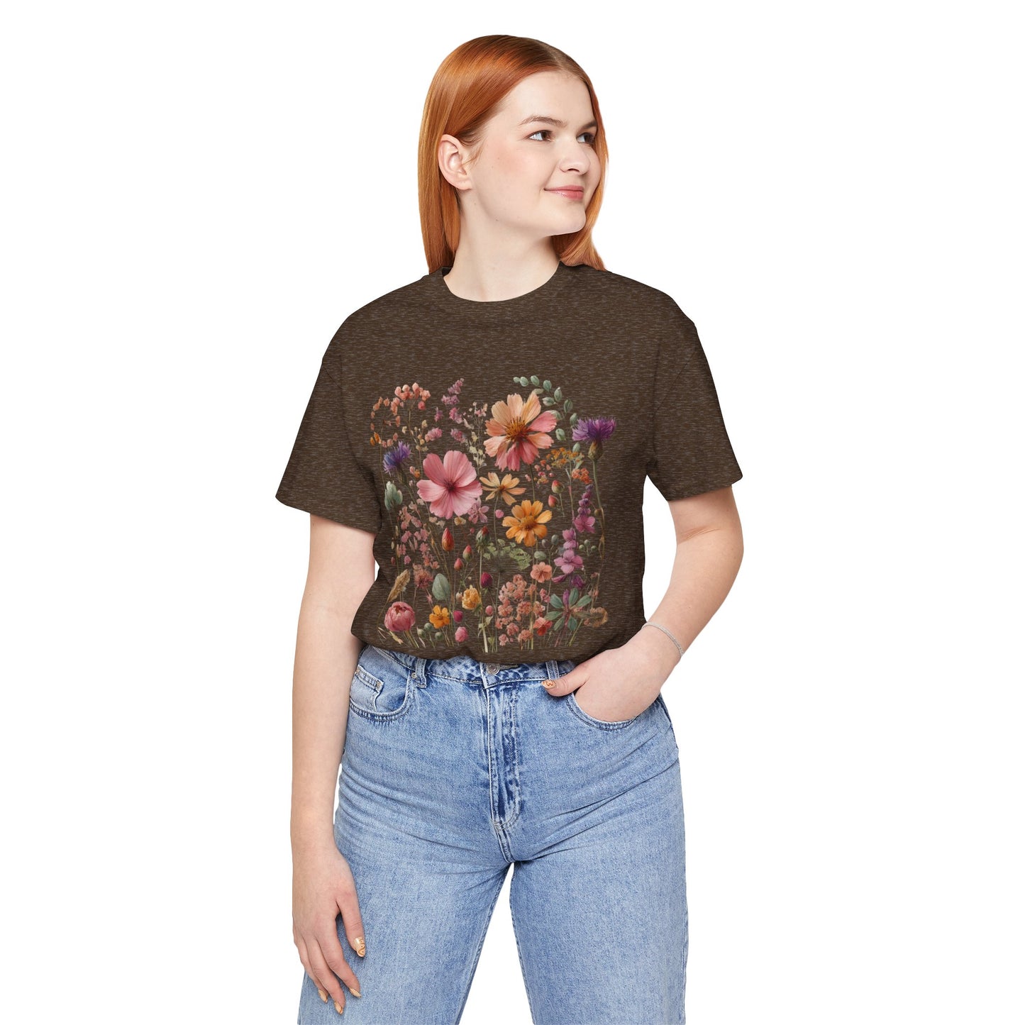Open Meadow Wildflower Short Sleeve T-Shirt  – Meadow Mix