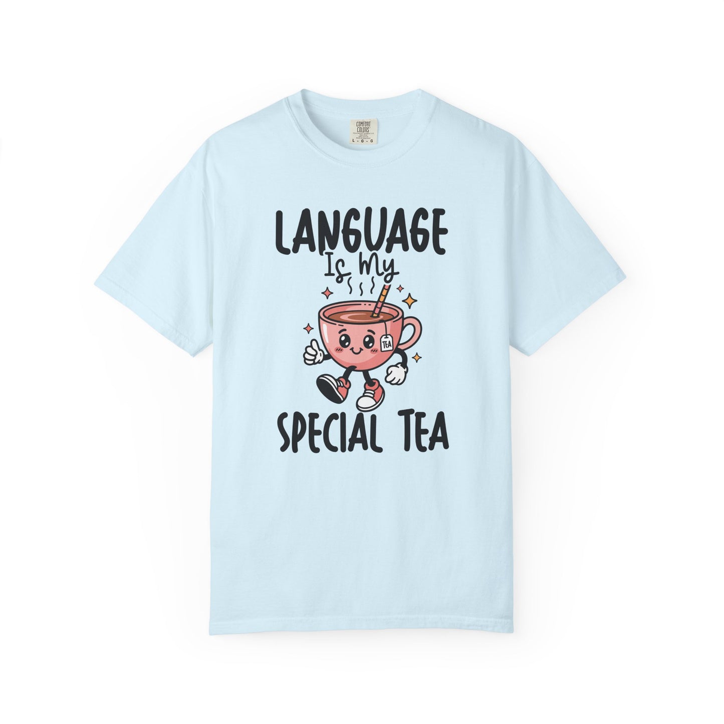 Language Is My Special Tea Comfort Colors® T-Shirt | Speech Therapist Shirt