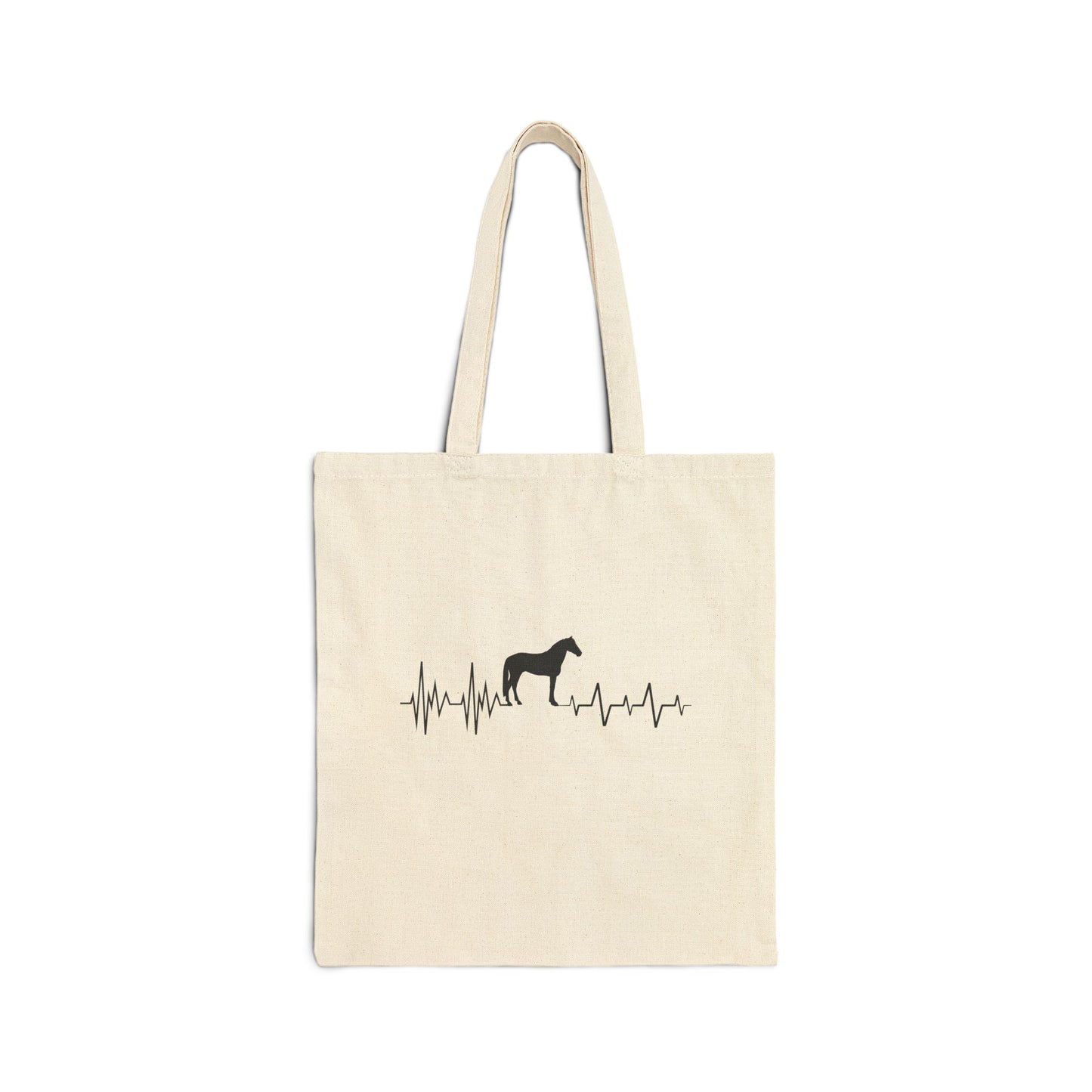 Regulated by Horses Canvas Tote Bag – Horse Lover Gift
