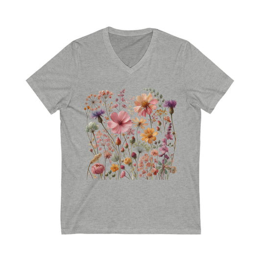 Open Meadow Wildflower V-Neck – Meadow Mix