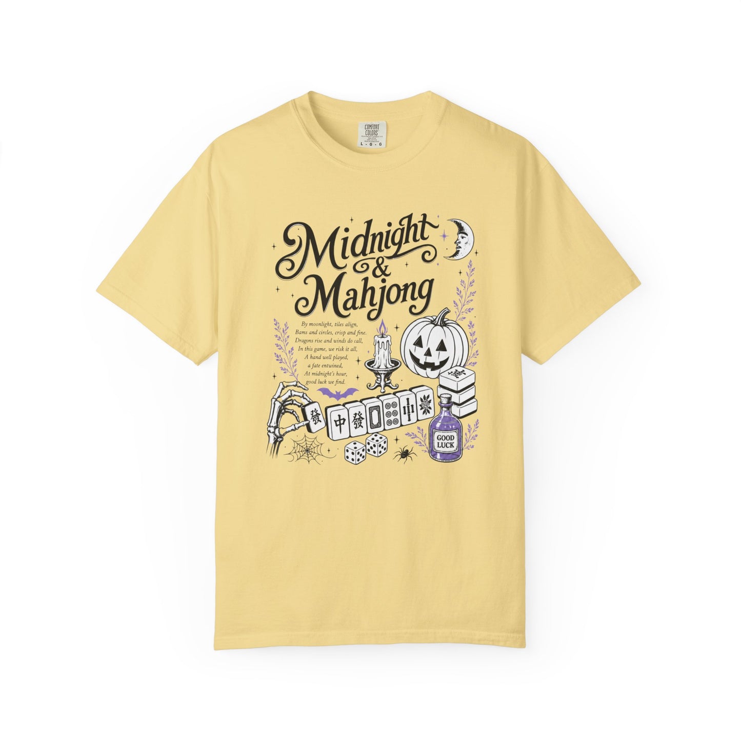 Midnight & Mahjong T-Shirt | Halloween Mahjong Shirt