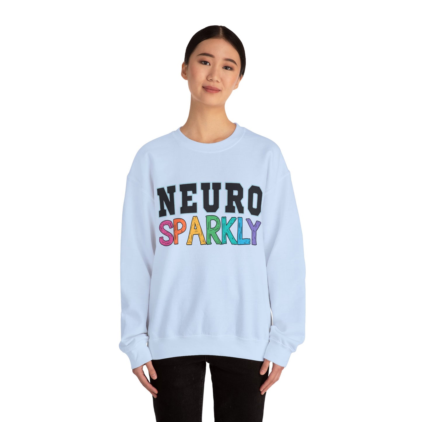 Neuro Sparkly Sweatshirt | Autism Awareness & Neurodiversity Inclusion Crewneck