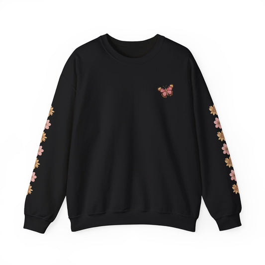 Bloom & Take Flight Boho Butterfly Sweatshirt