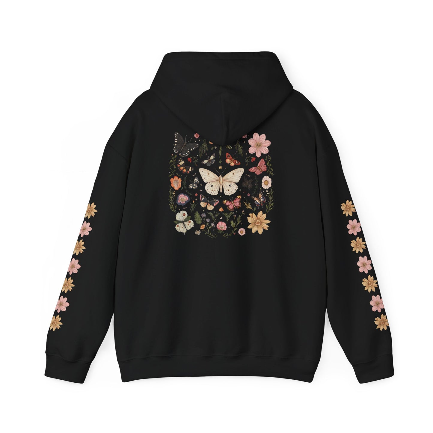 Bloom & Take Flight Boho Butterfly Hooded Sweatshirt