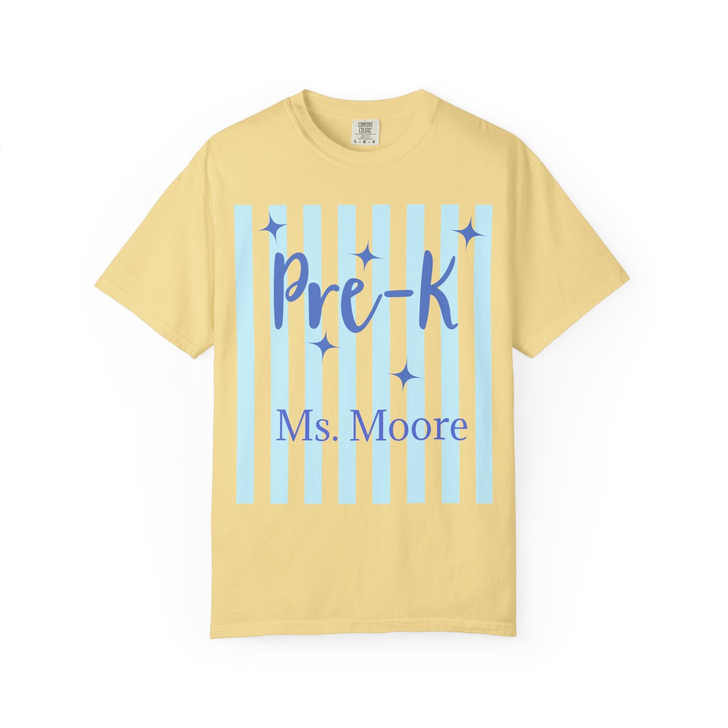 Personalized Pre-K Teacher Shirt | Custom Pre-K Teacher Comfort Colors T-Shirt