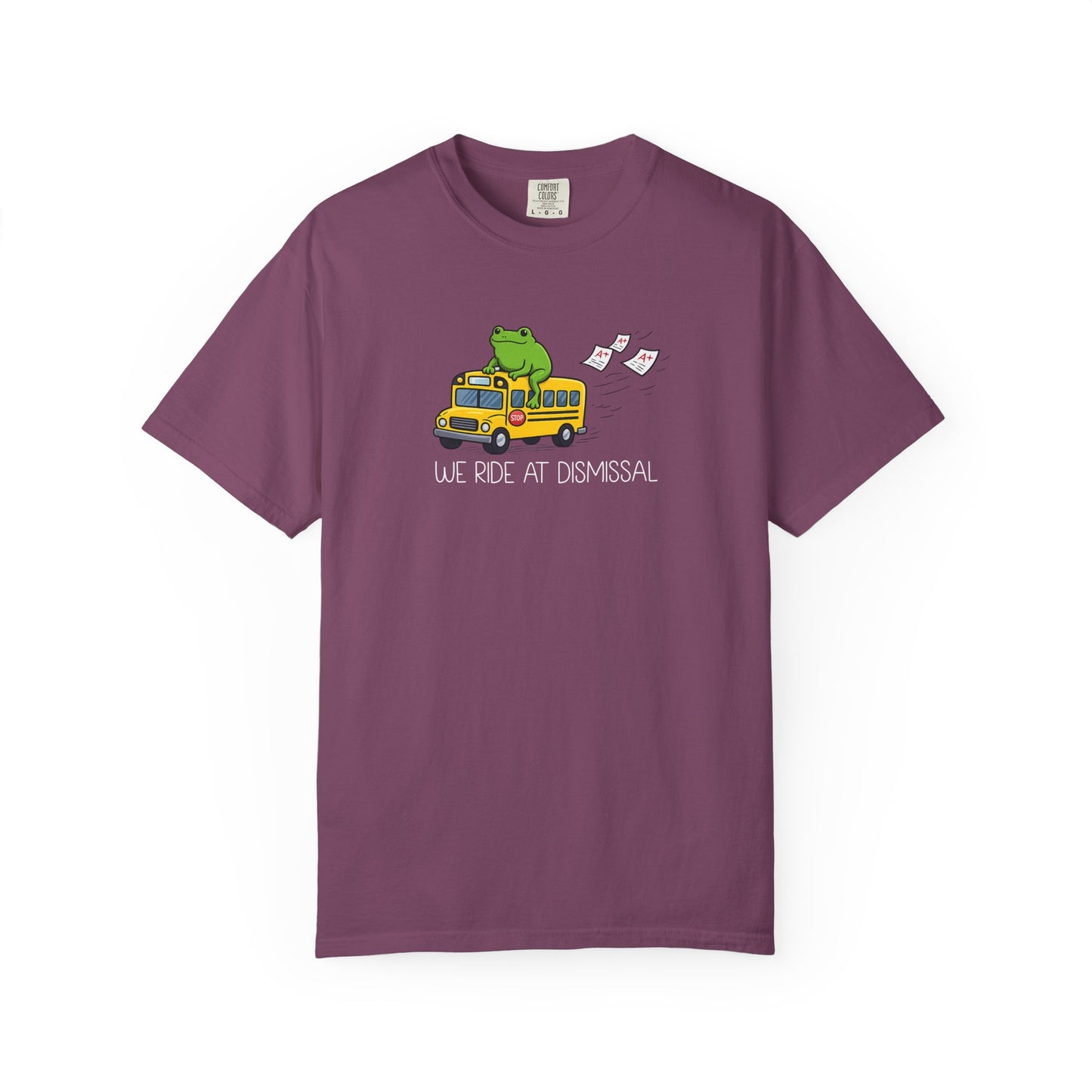 We Ride At Dismissal Teacher Shirt | Funny Comfort Colors Teacher Shirt