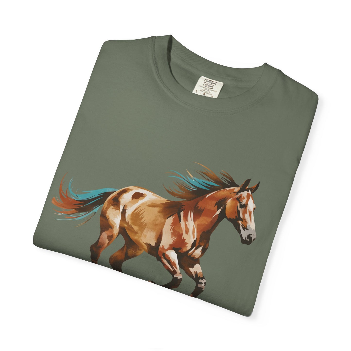 Painted  Western Horse Graphic Shirt