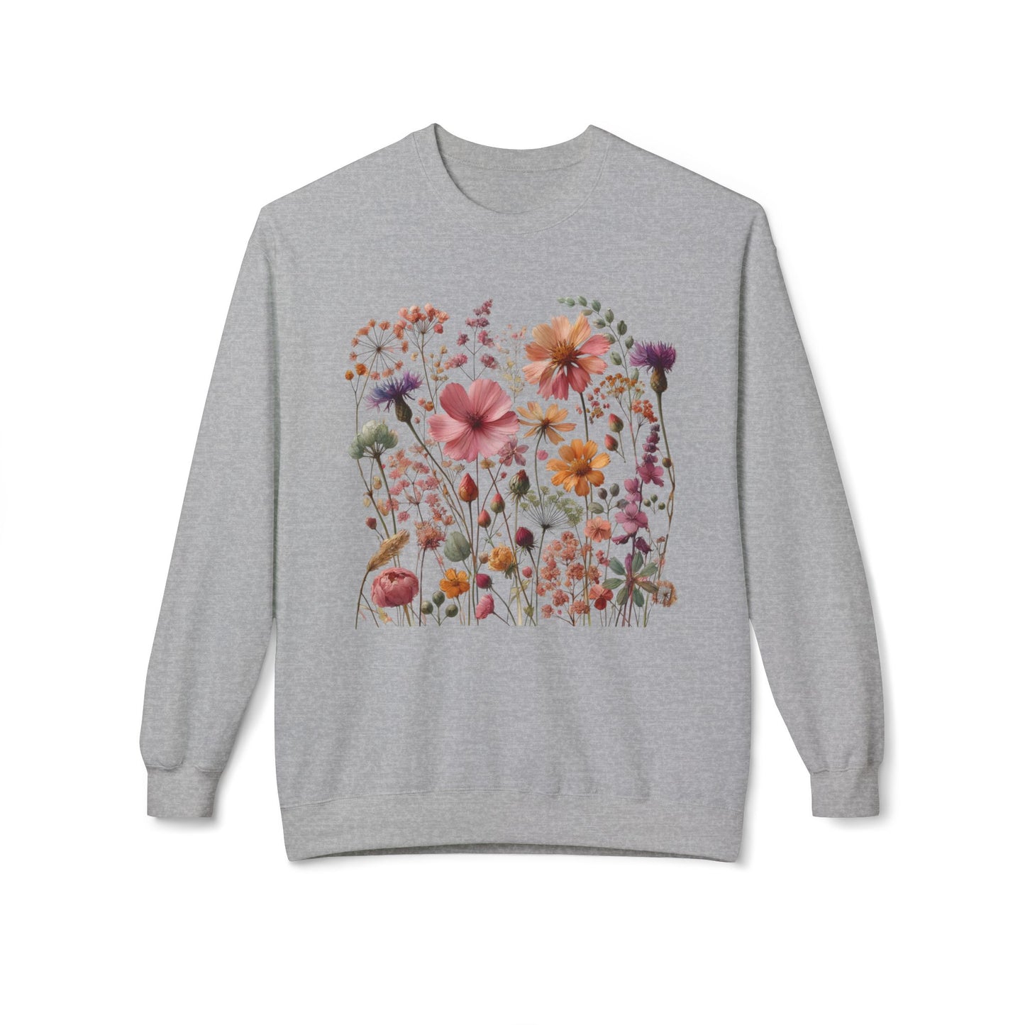 Open Meadow Wildflower Softstyle Fleece Sweatshirt – Meadow Mix