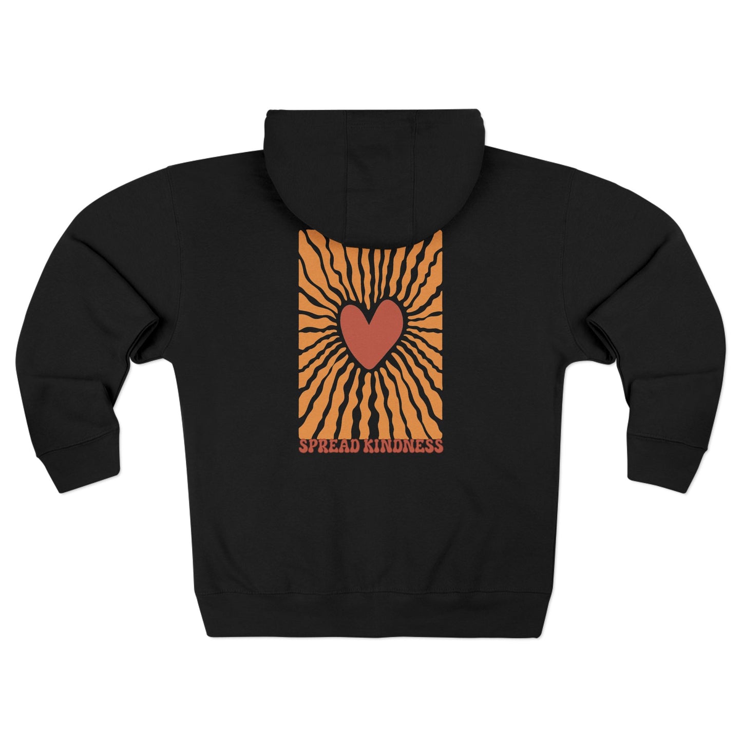 Spread Kindness Zip-Up Hooded Sweatshirt