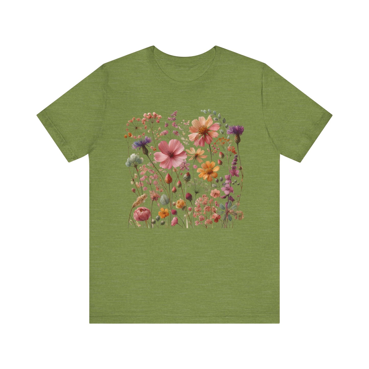 Open Meadow Wildflower Short Sleeve T-Shirt  – Meadow Mix