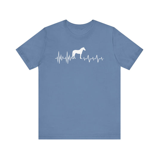 Regulated by Horses: Heartbeat Tee | Adult Shortsleeve
