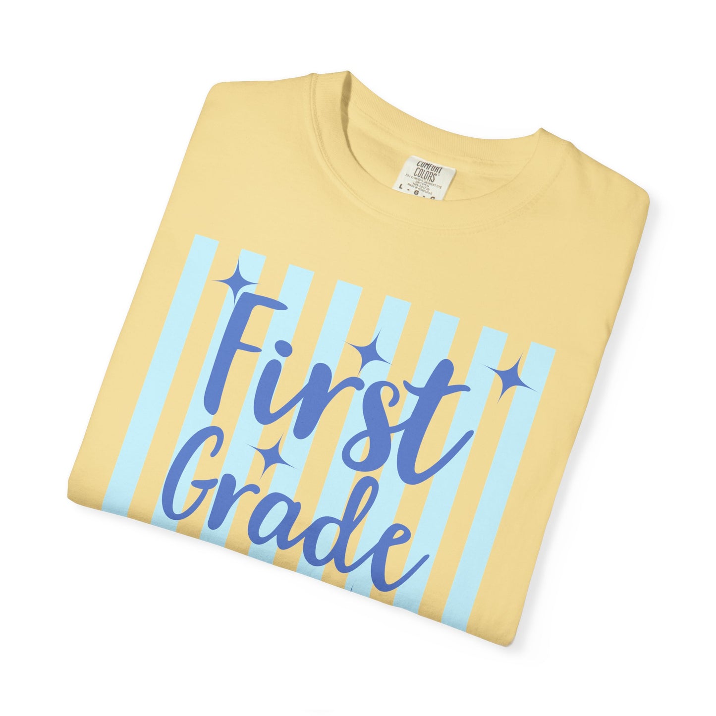 Personalized First Grade Teacher Shirt | Custom Matching First Grade Teacher Comfort Colors T-Shirt