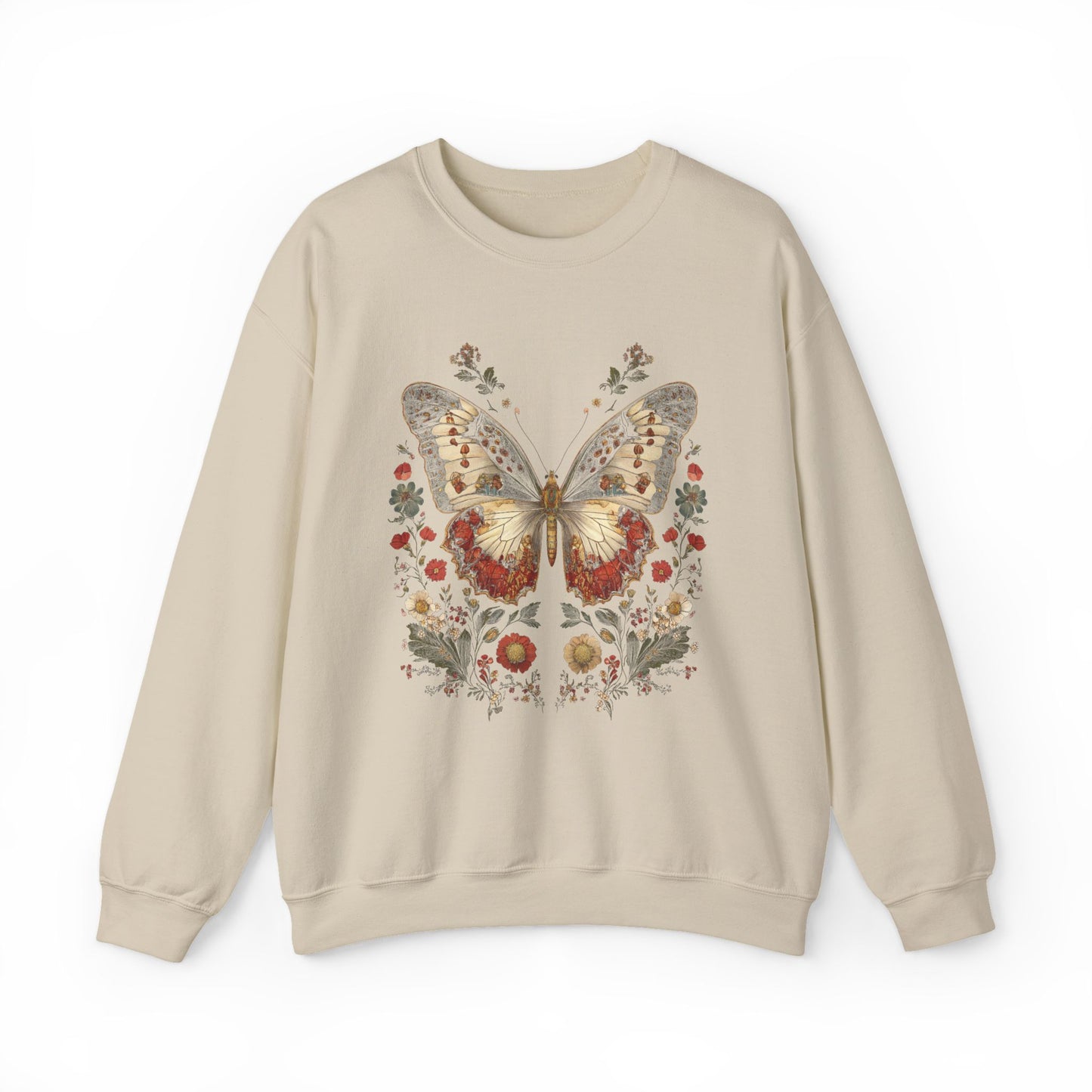 Supported to Soar Butterfly Crewneck Sweatshirt
