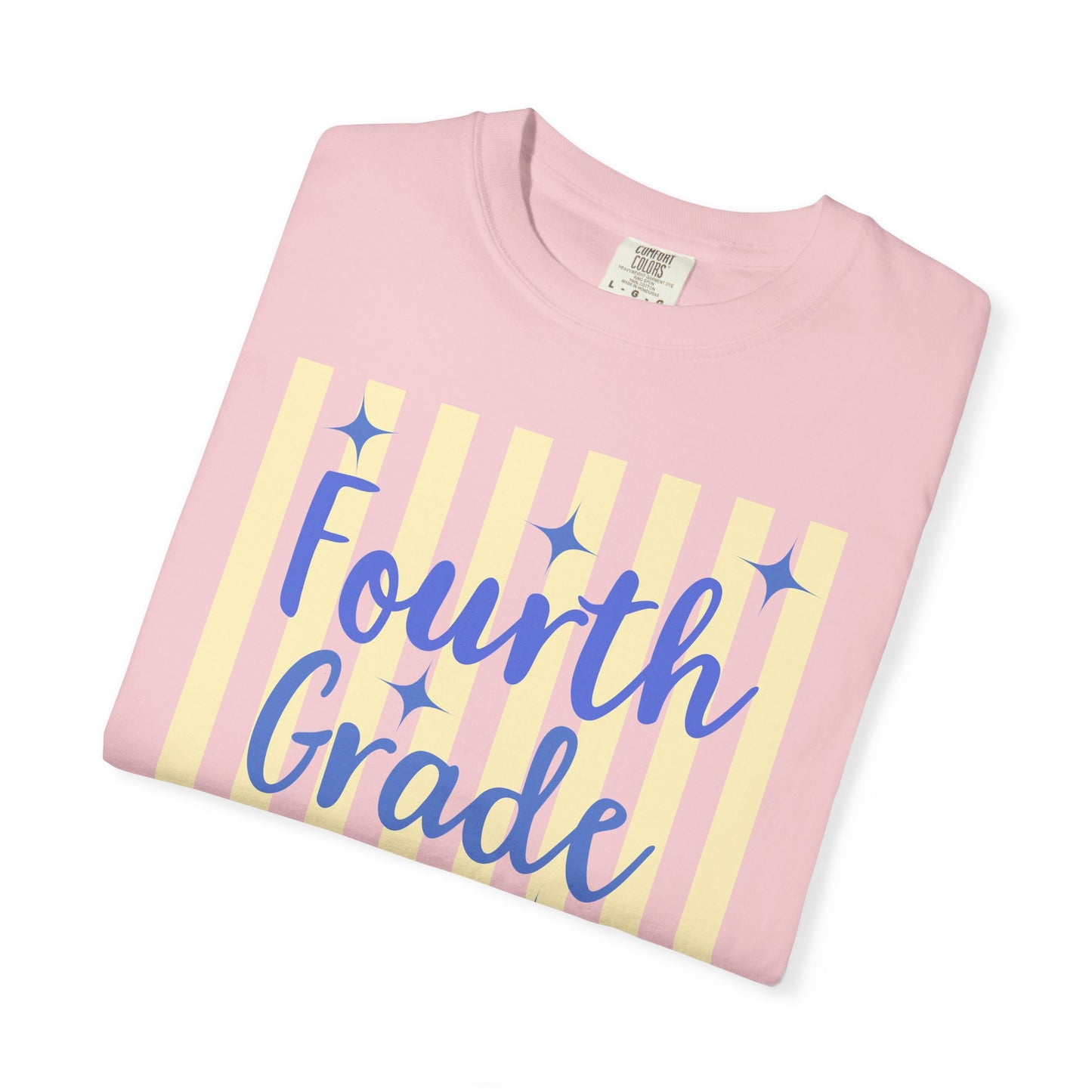 Personalized Fourth Grade Teacher Shirt | Custom Matching Fourth Grade Teacher Comfort Colors T-Shirt