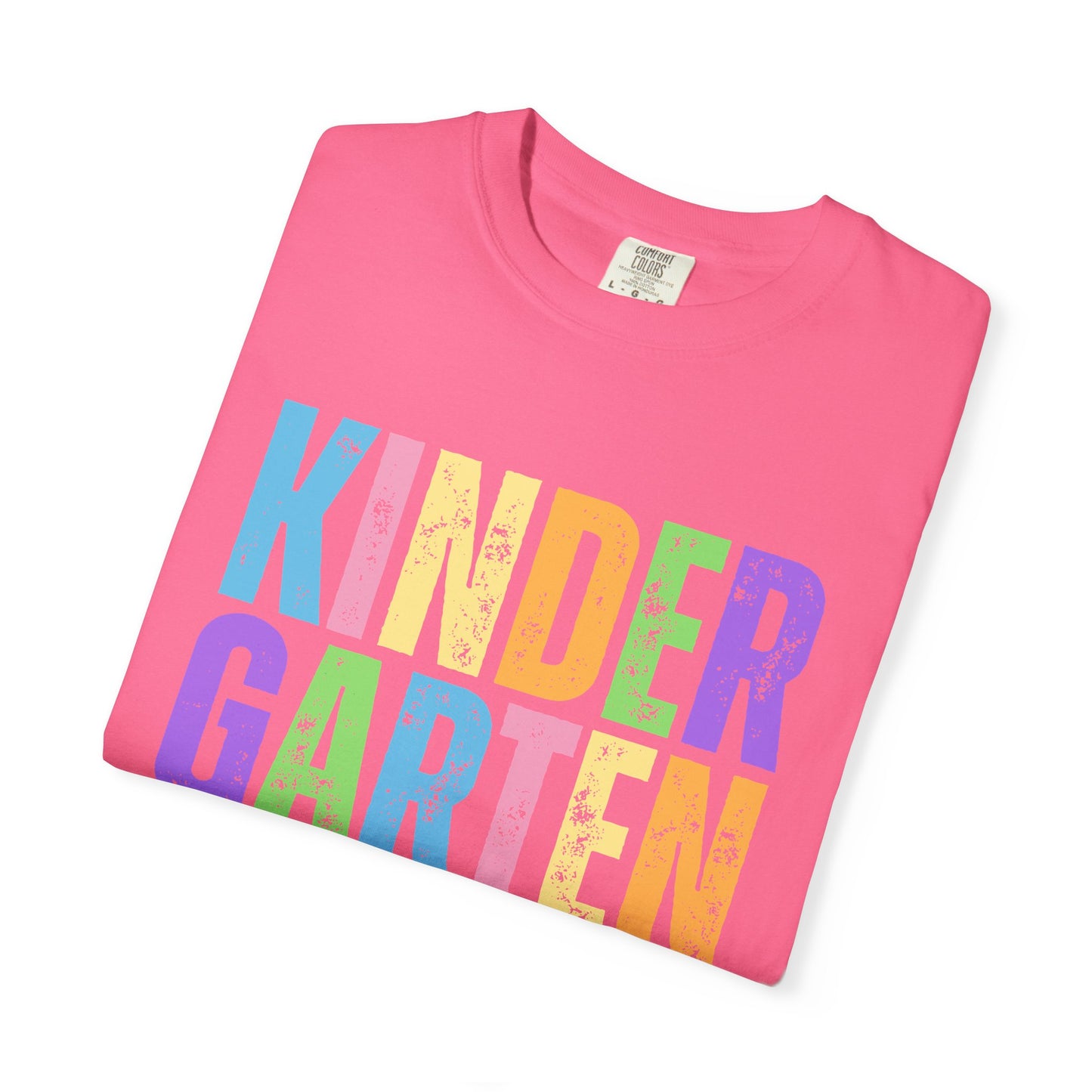 Kindergarten Comfort Colors® T-Shirt | Grade Level Teacher Shirt