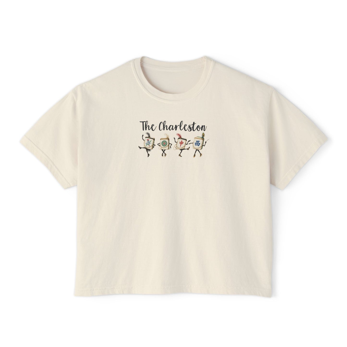 Flapper Mahjong Tiles Tee | Comfort Colors Boxy T-Shirt