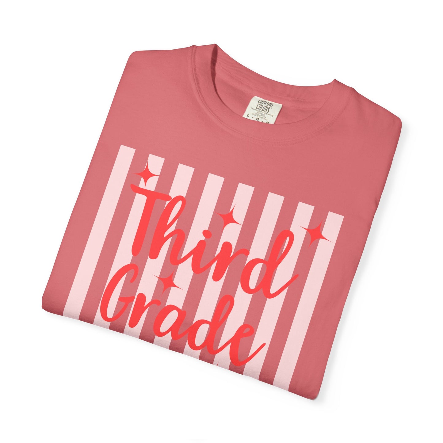 Personalized Third Grade Teacher Shirt | Custom Matching Third Grade Teacher Comfort Colors T-Shirt