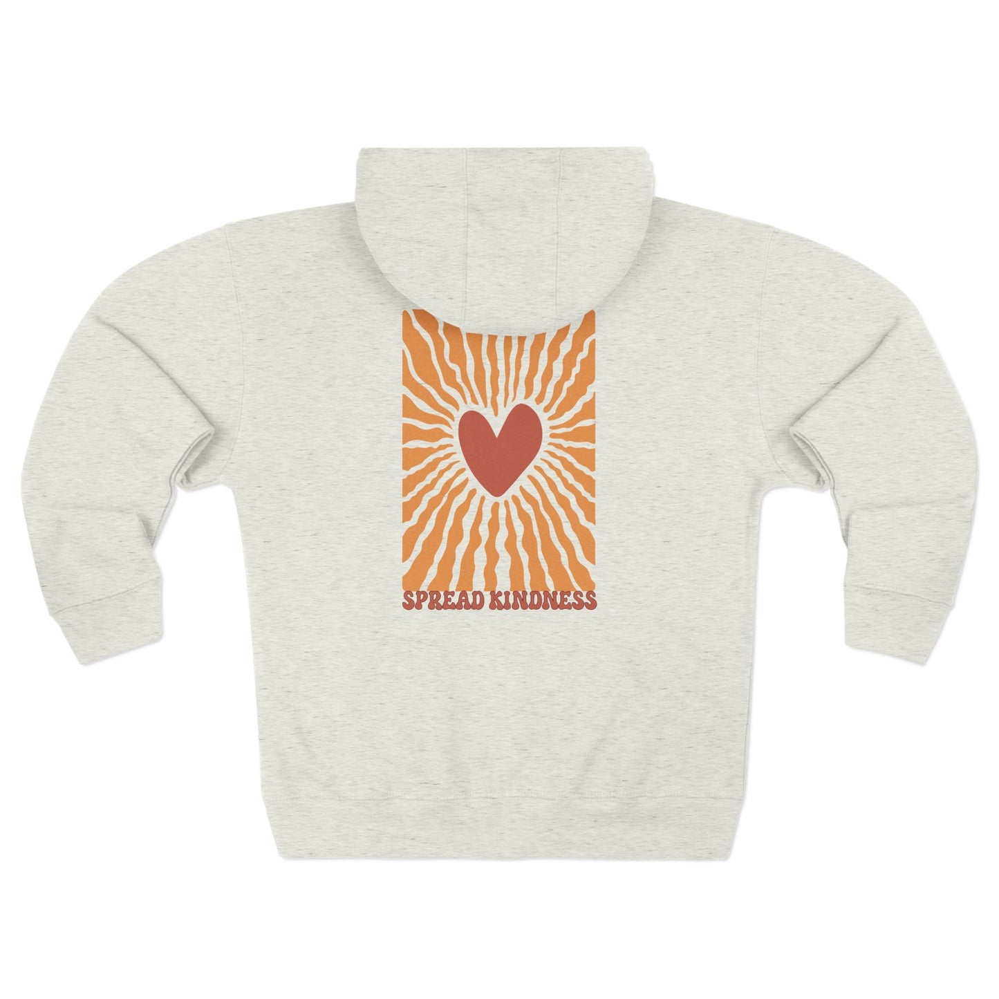 Spread Kindness Zip-Up Hooded Sweatshirt