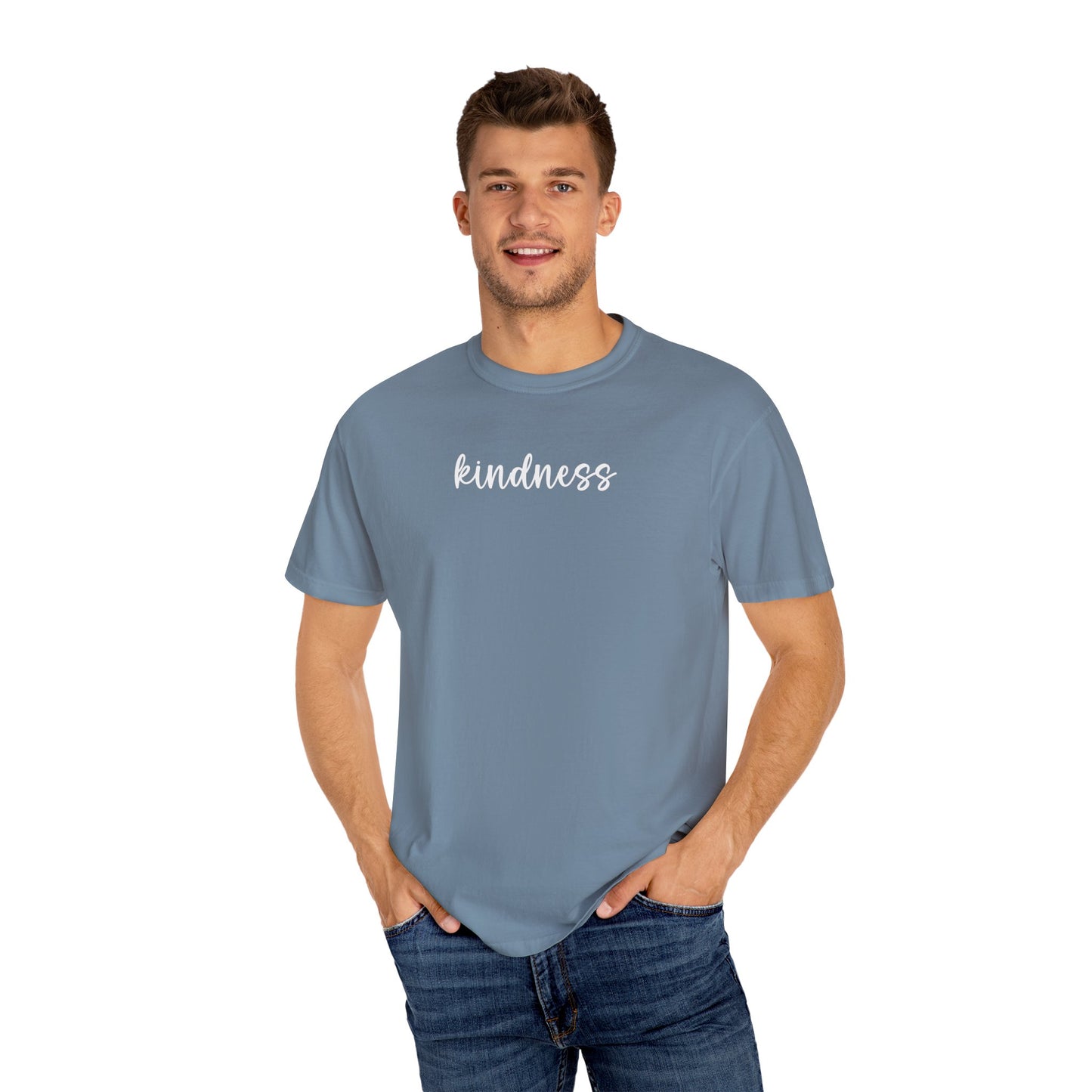 Kindness Script Tee – Comfort Colors 100% Cotton Shirt