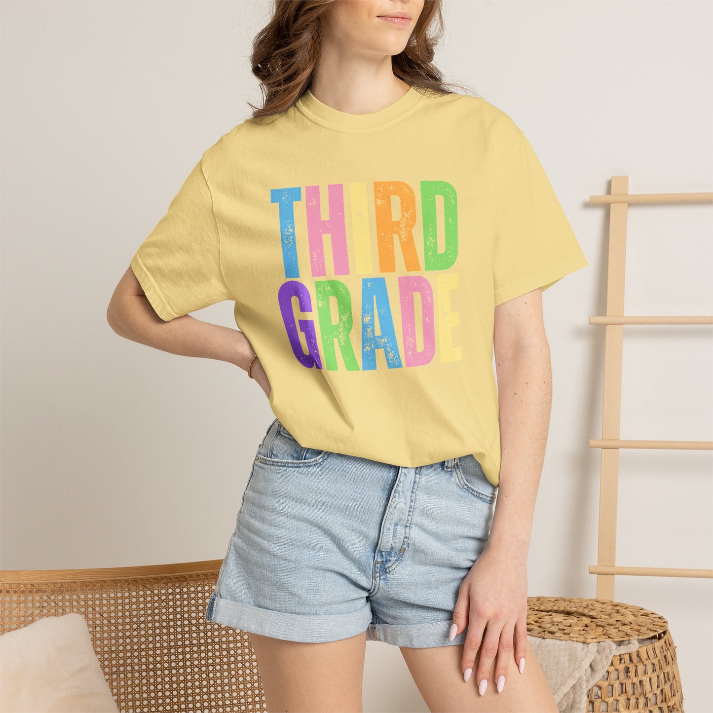 Third Grade Comfort Colors® T-Shirt | Grade Level Teacher Shirt
