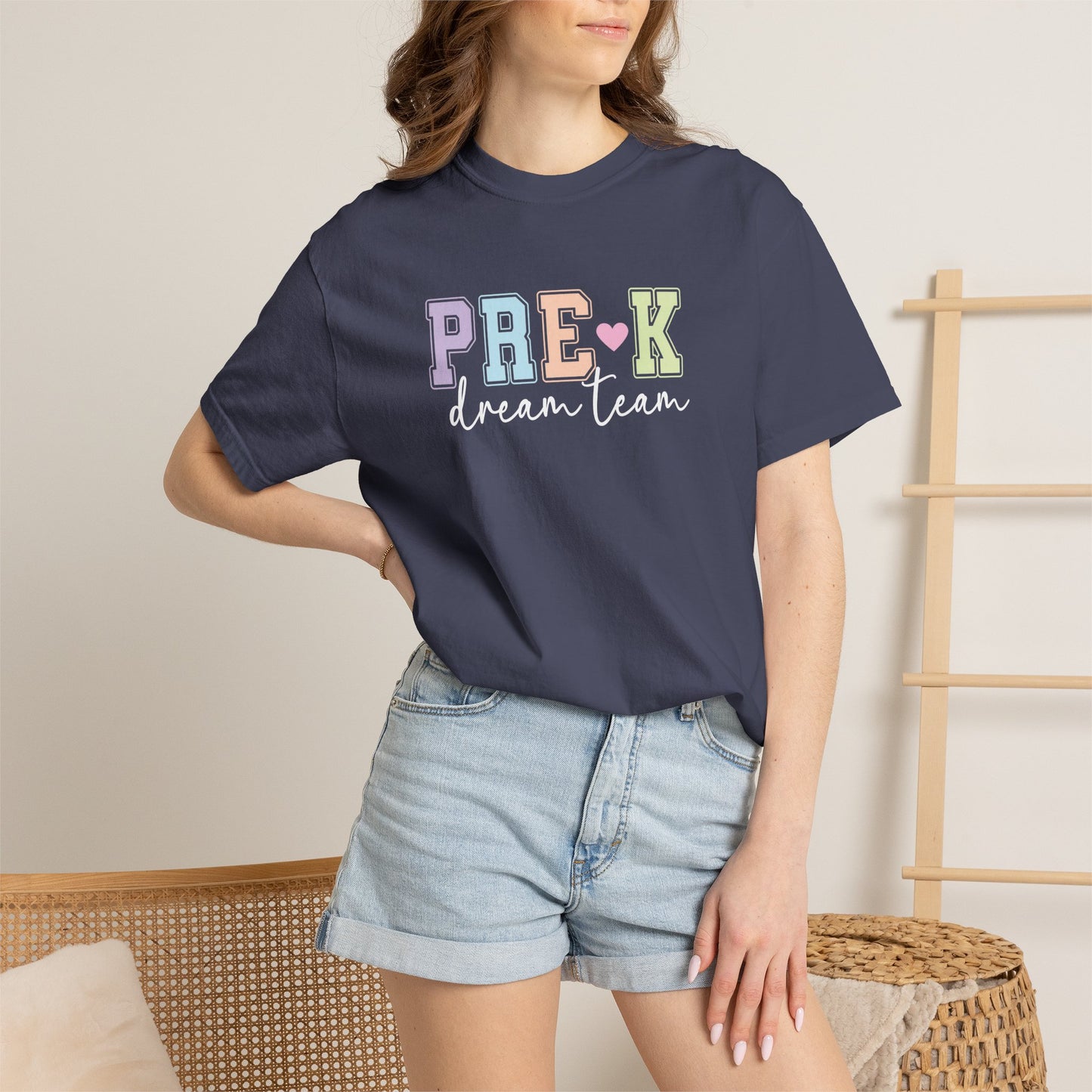 Pre-K Dream Team Comfort Colors® Teacher Shirt | Grade Level Teacher T-Shirt